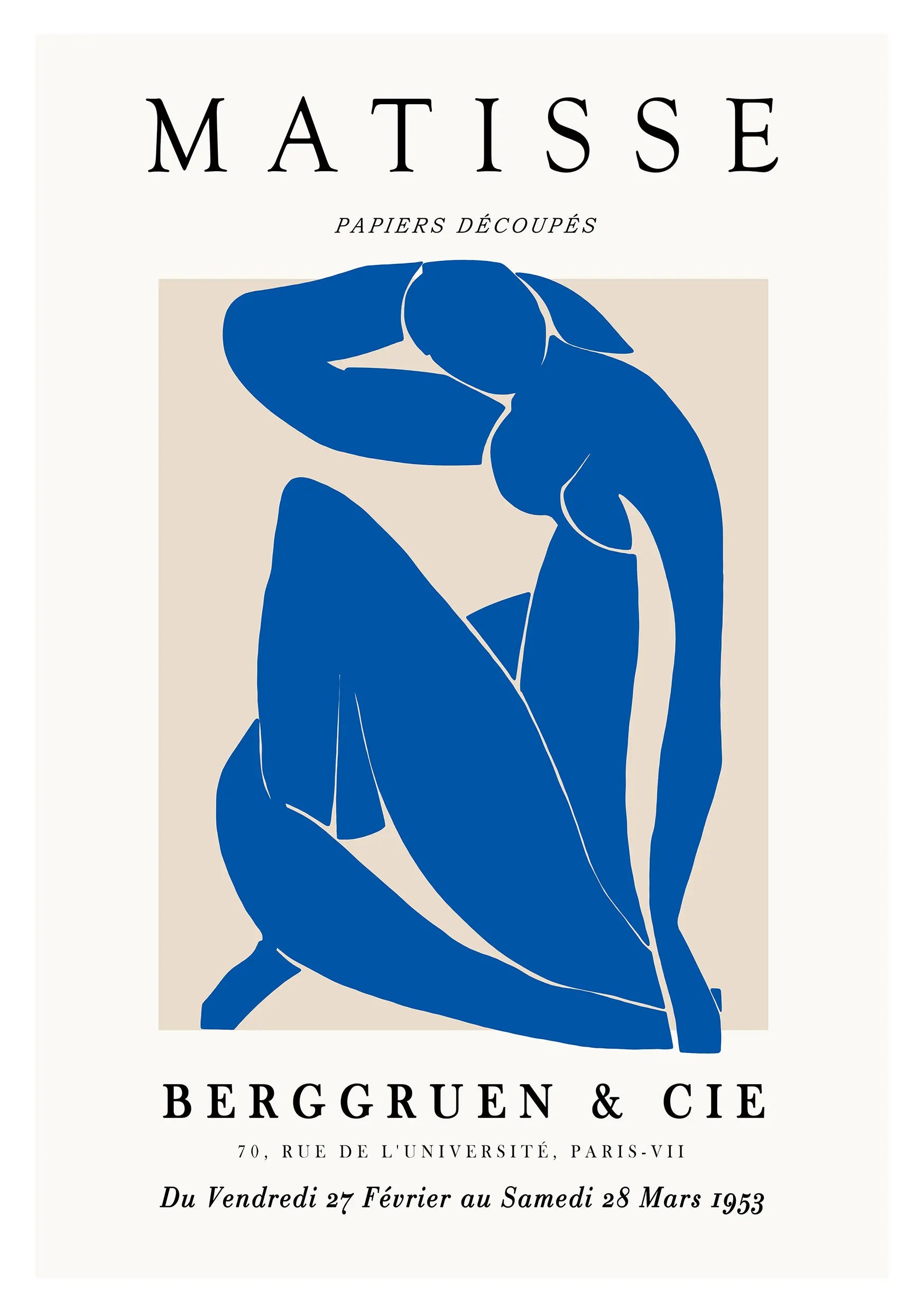 Henri Matisse Vintage Artwork Poster - Nordic Wall Art Print
