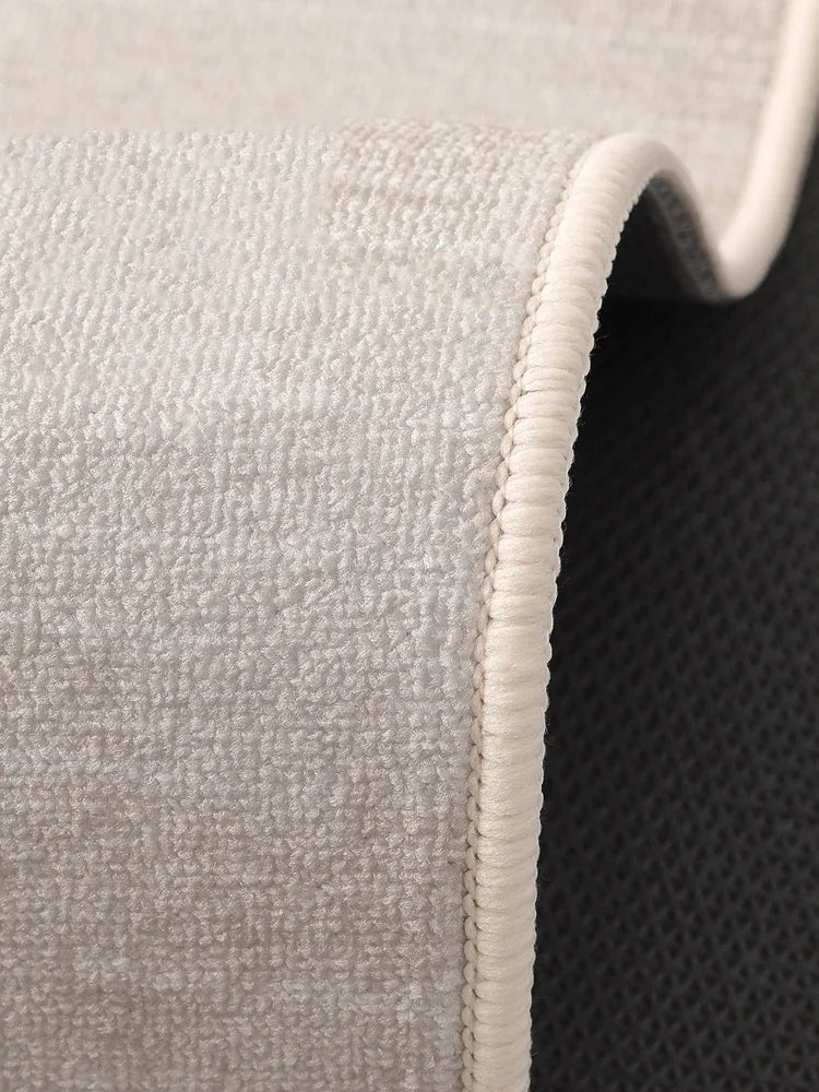 LuxeBeige Modern Art Rug