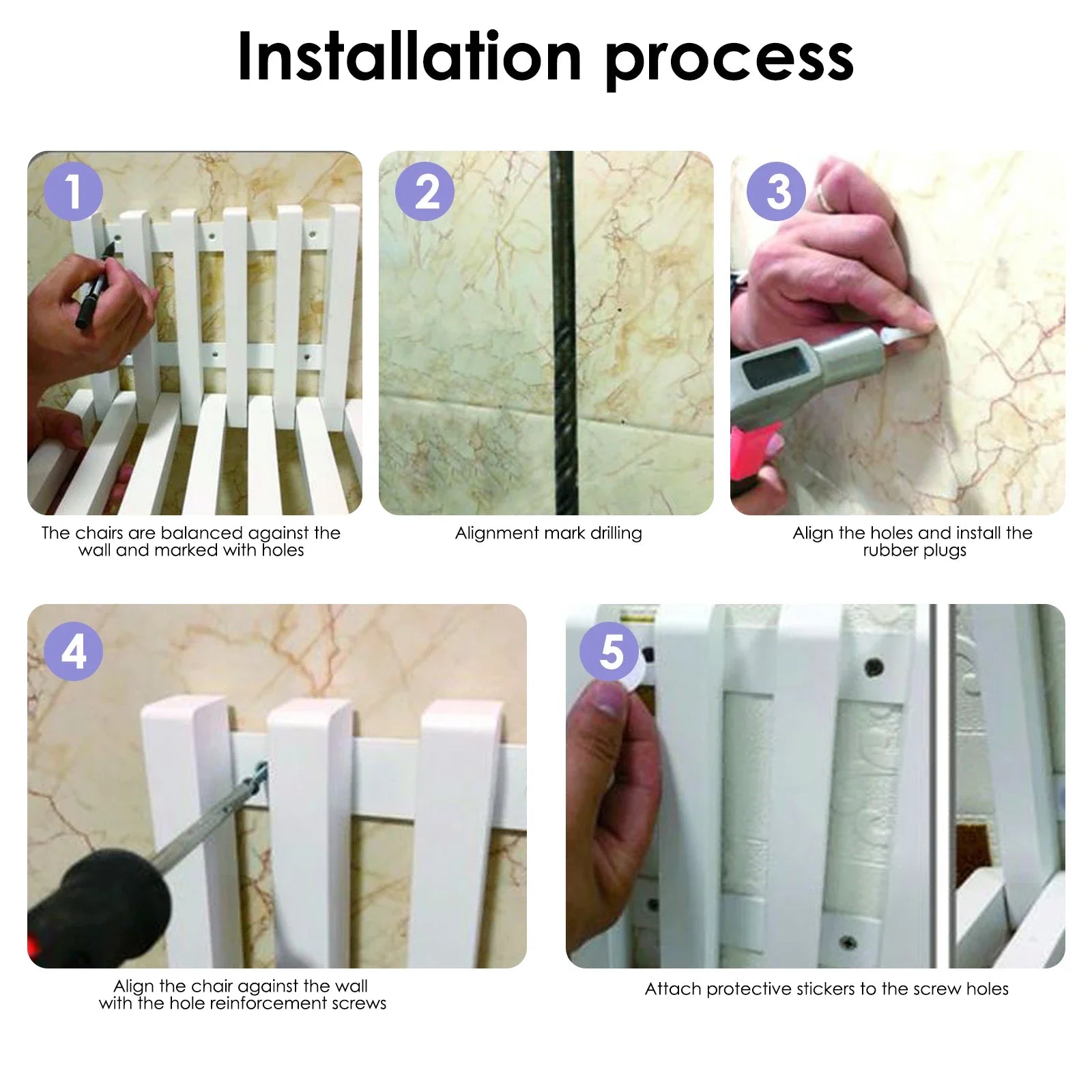 FoldWood Wall-Mounted Chair