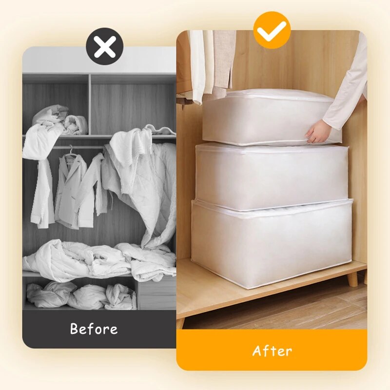 SkandiShop 3size Quilt Storage Bag Dust-proof