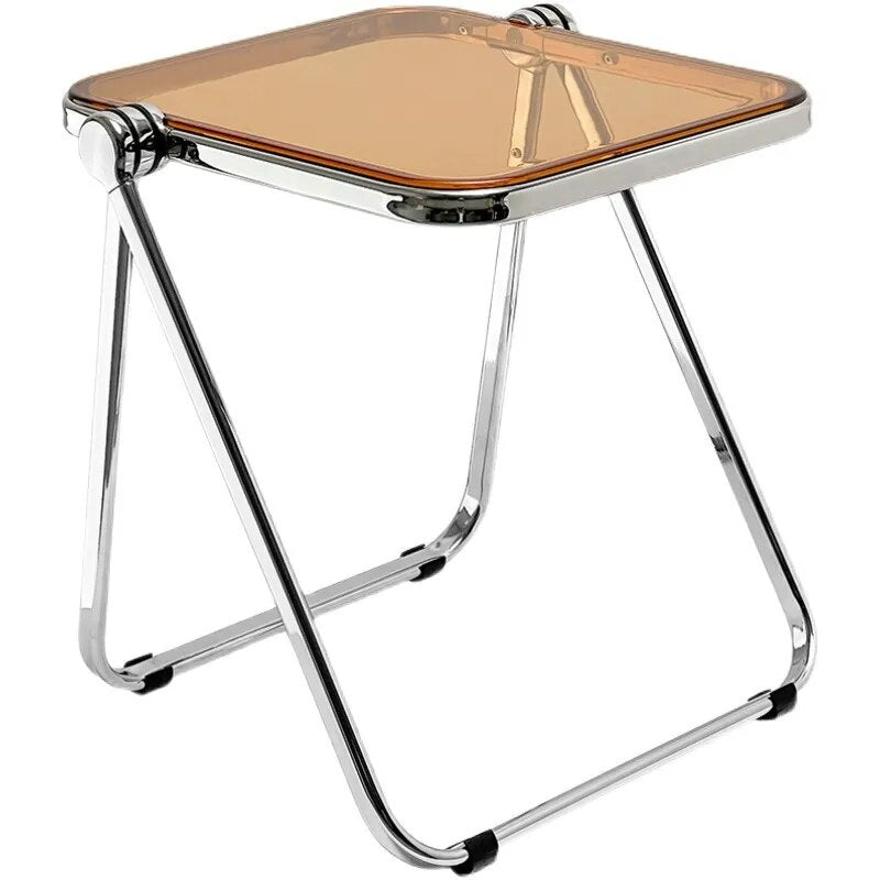 SkandiShop Transparent Folding Coffee Table