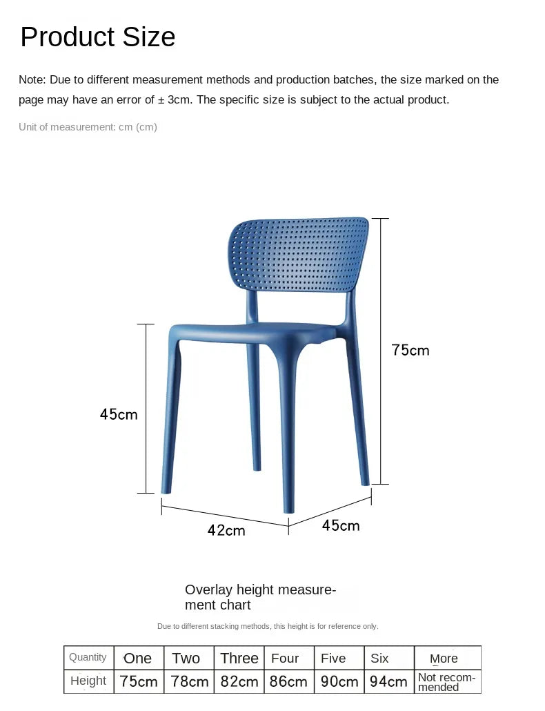 SkandiShop Beck Color Chairs