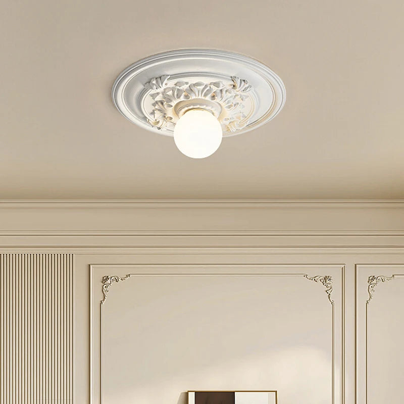ParisianGlow Ceiling Lamp – French Retro Elegance
