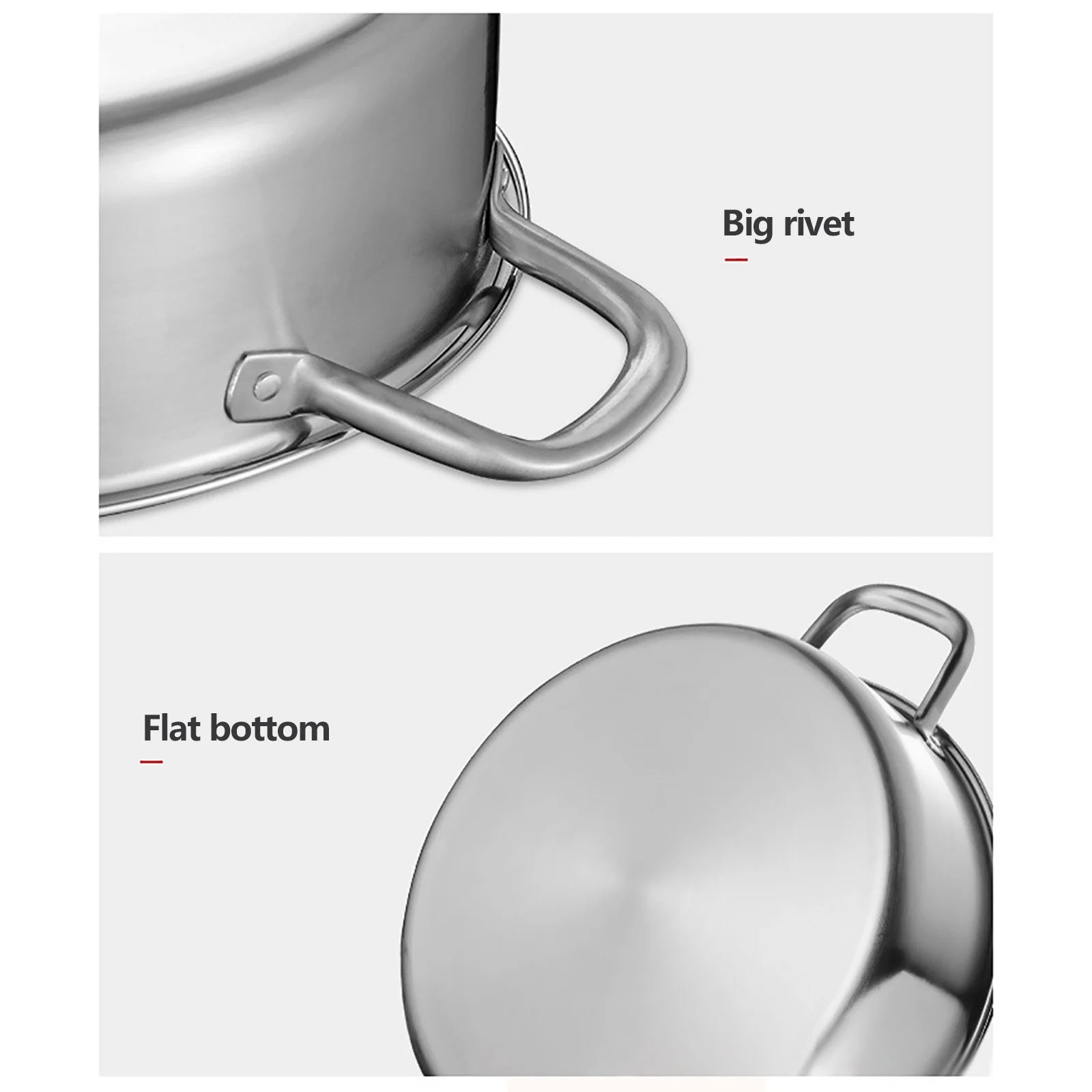 DualFlavors 304 Stainless Steel Shabu Shabu Hot Pot