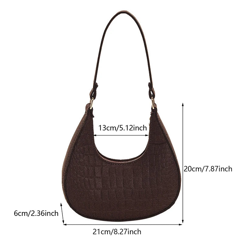 Autumn & Winter Fashion Top-Handle Shoulder Bag