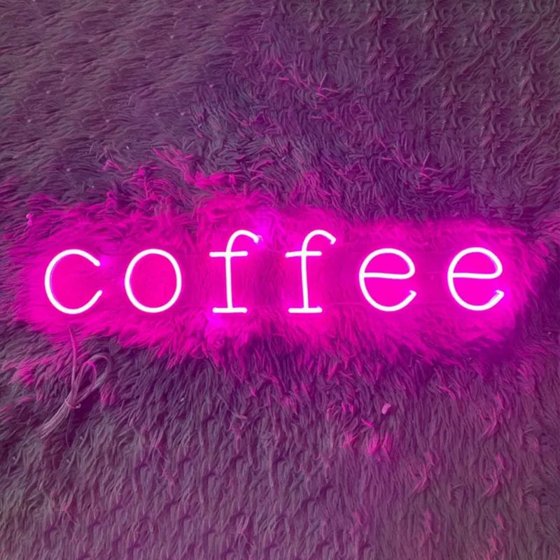 BrewBright Custom Coffee Neon Sign