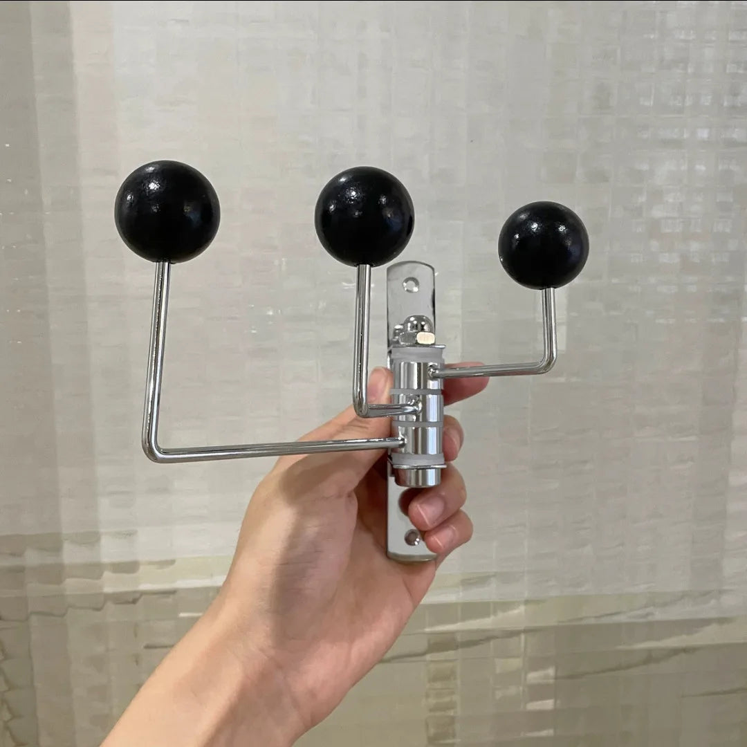 Vintage Korean Coat Hook Decoration – Solid Wood & Iron Multifunctional Hook