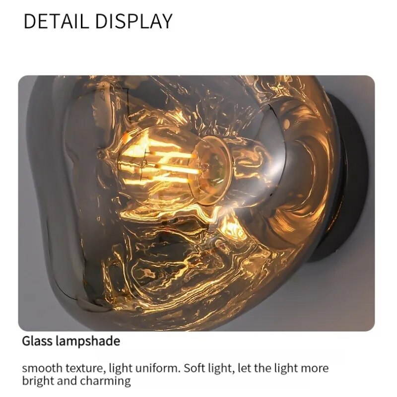 SkandiShop Interior Led Lava Wall Lamp
