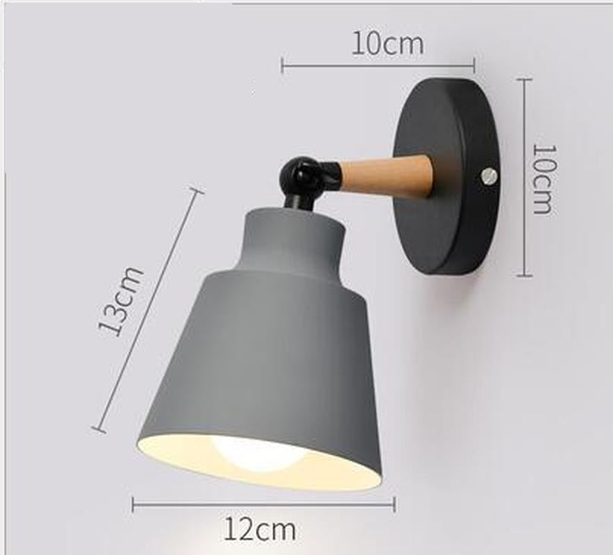 SkandiShop Modern Wall Lamp Nordic LED Horn Interior Wall Light