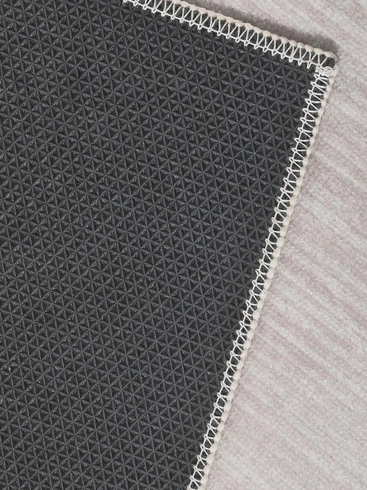 LuxeBeige Modern Art Rug