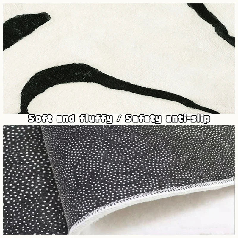 VintageVibe Checkered Living Room Rug