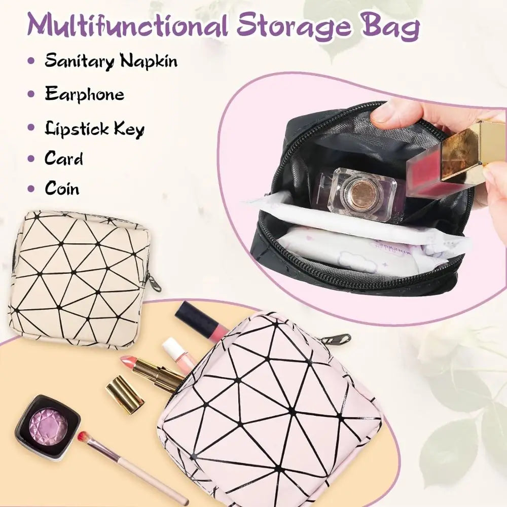FemmeCare Zippered Sanitary Storage Pouch