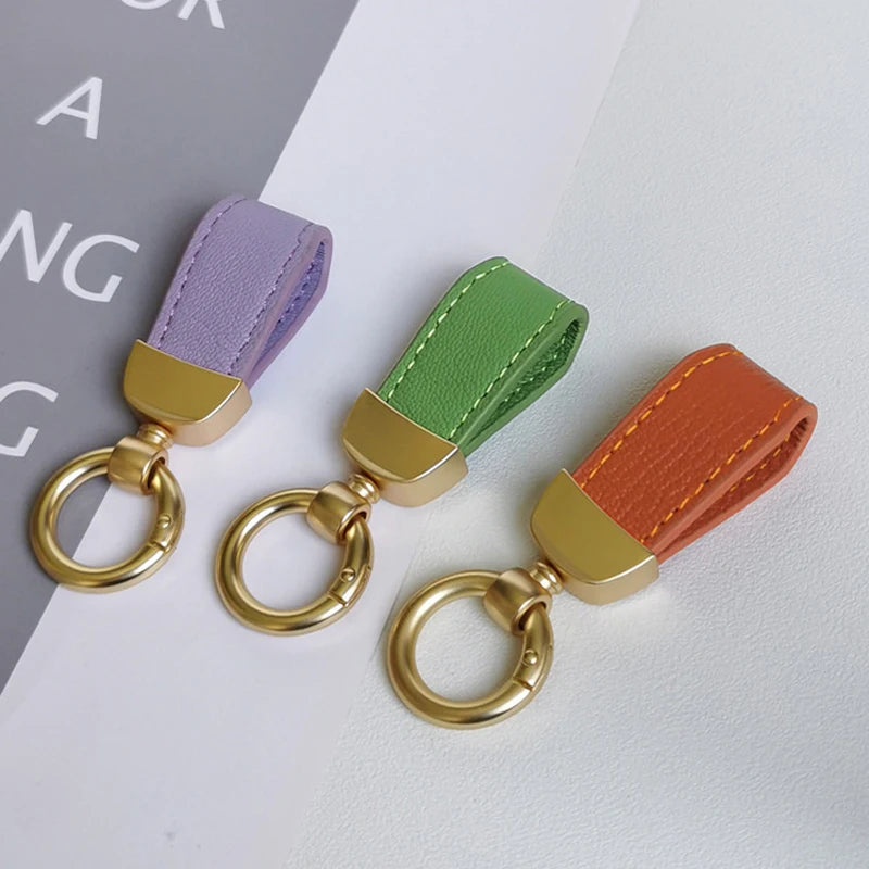 LuxeSheep Custom Leather Keychain