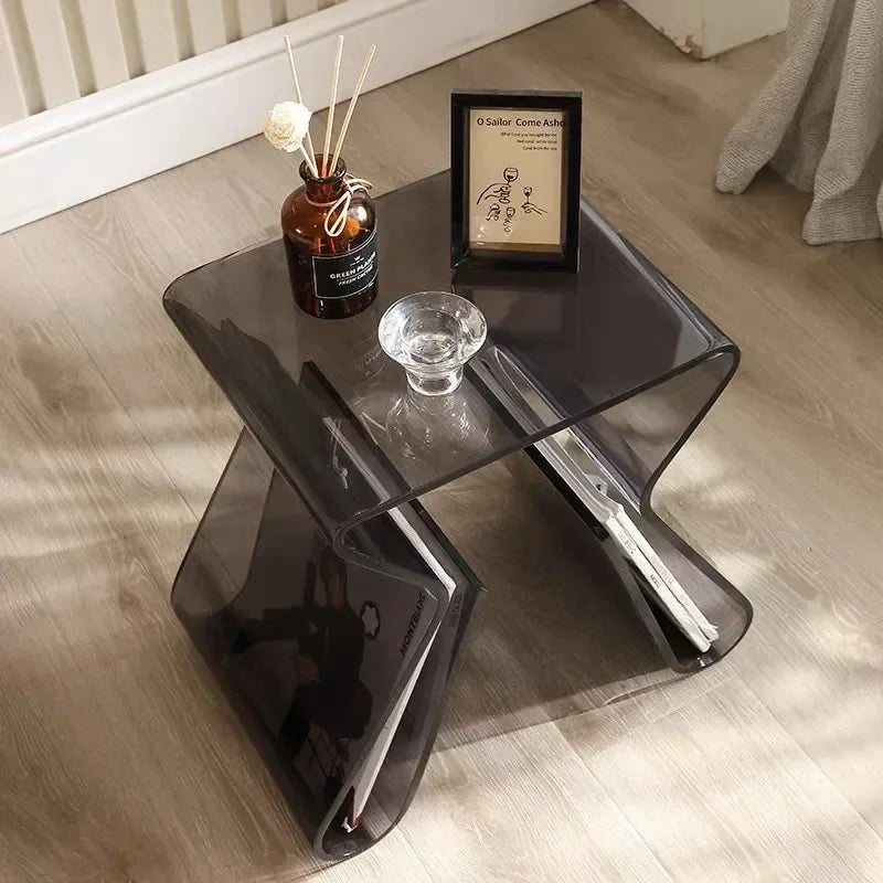 Acrylic Transparent Sofa Side Table