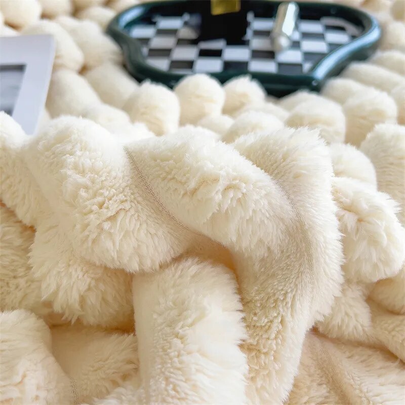 SkandiShop Luxury Fluffy Soft Fur Blankets