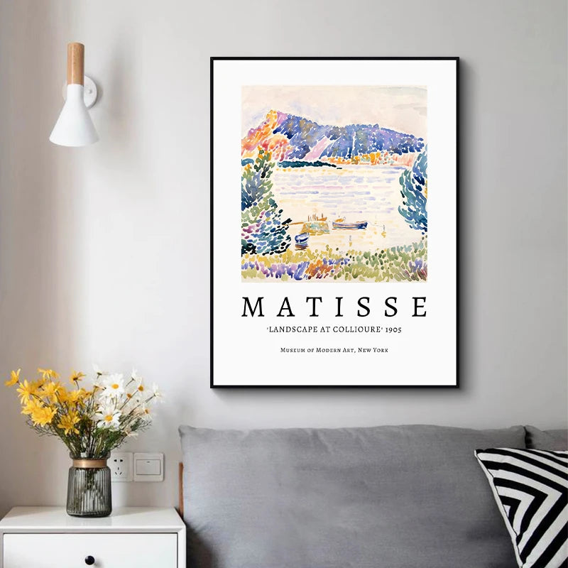 Henri Matisse Vintage Artwork Poster - Nordic Wall Art Print