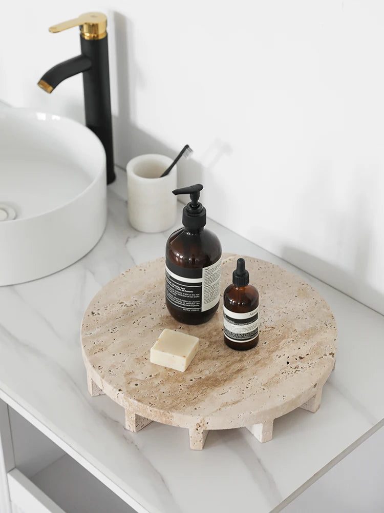 SkandiShop Natural Marble Tray