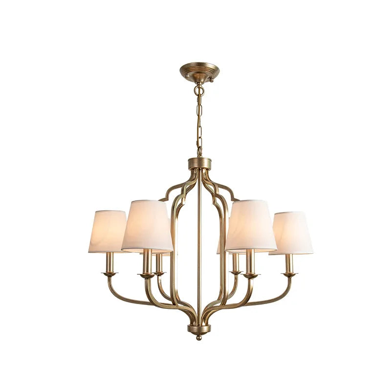 American Style Chandelier Retro Iron Lighting Fixtures