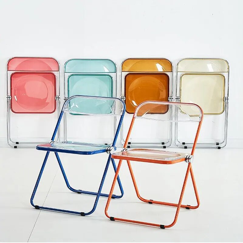 SkandiShop Outdoor Transparent Folding Chair