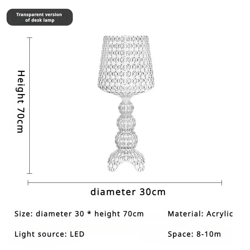 VetroGlow Goblet Floor Lamp – Italian Designer LED Light