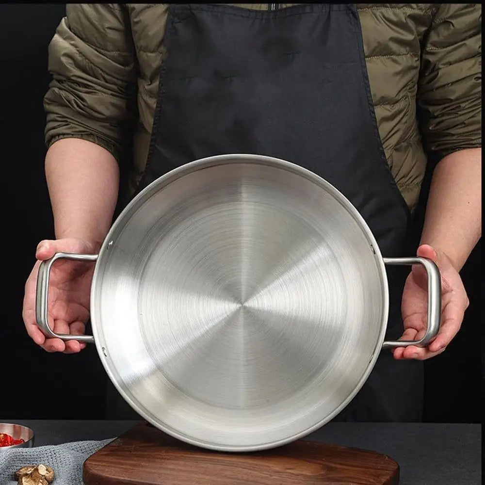 MultiPro Stainless Steel Double Ear Frying Pan