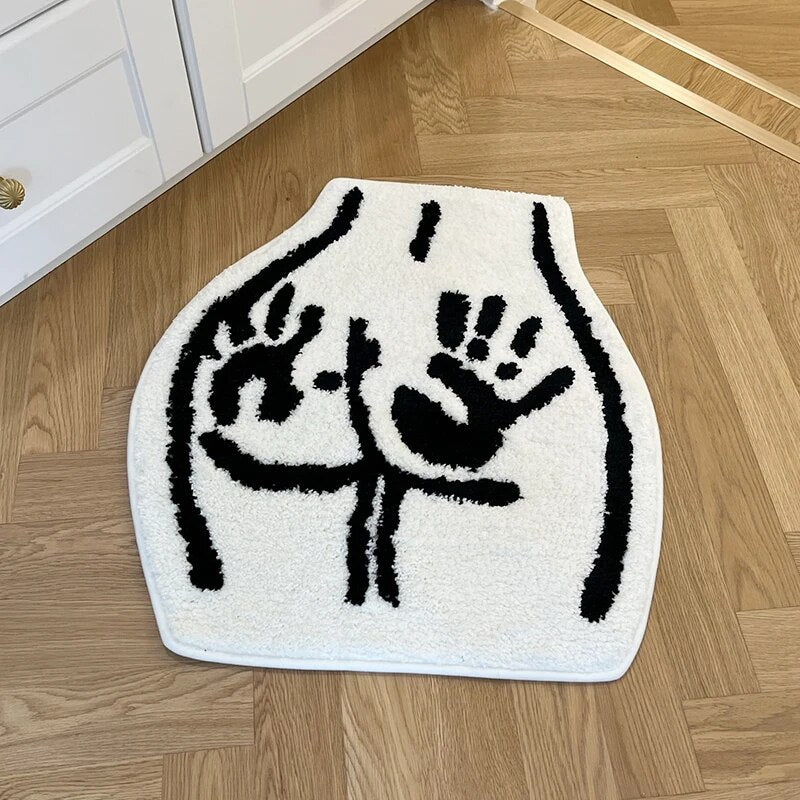 SkandiShop  Butt Carpet Soft Tufted Rug