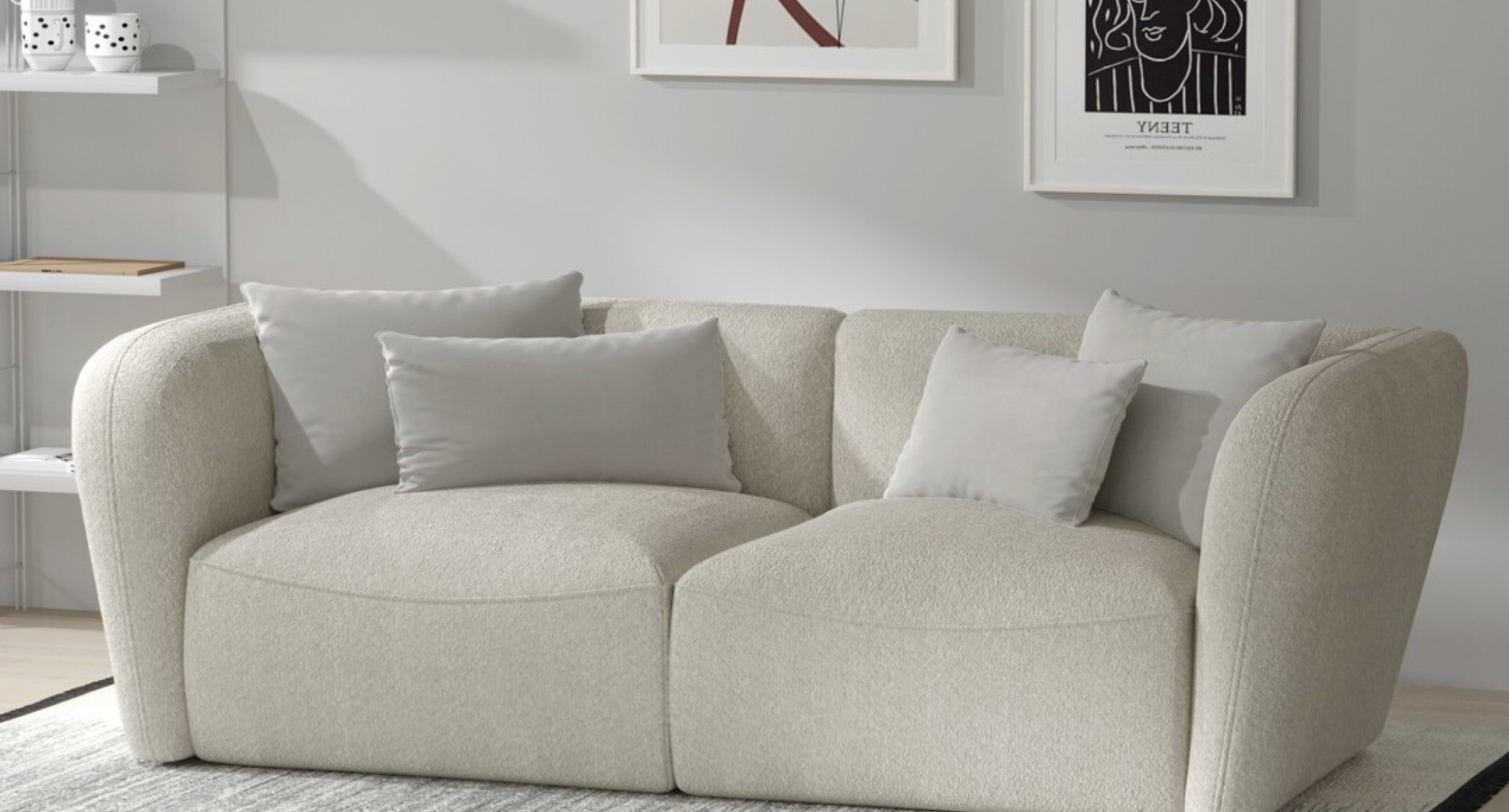 SkandiShop Candelo Sofa