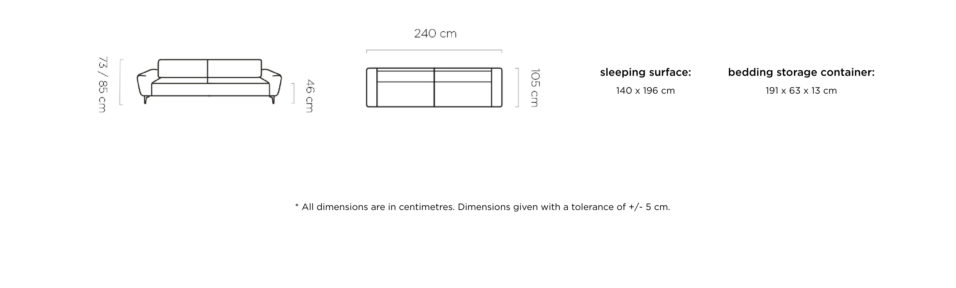 SkandiShop Bali Sofa