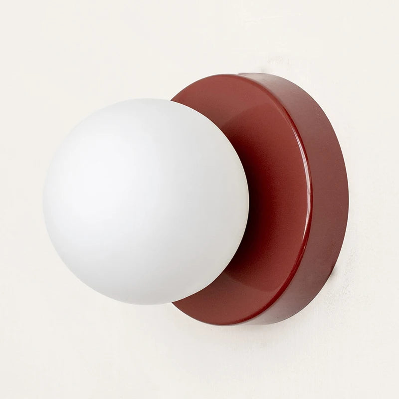 Nordic LED Glass Wall Lamp