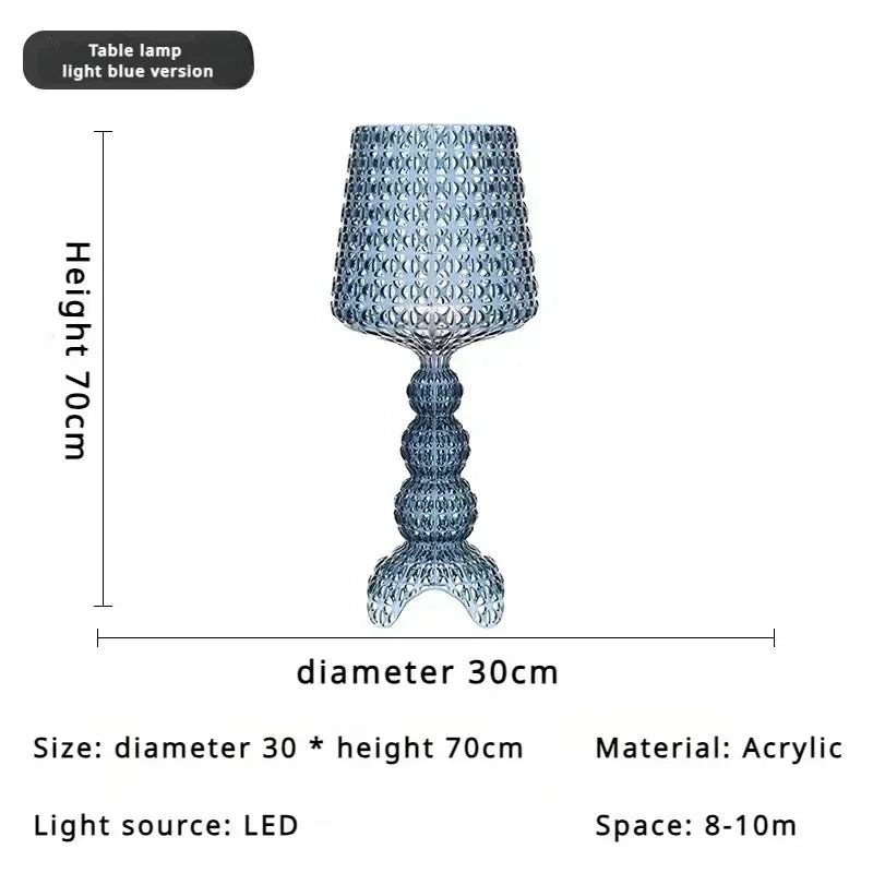VetroGlow Goblet Floor Lamp – Italian Designer LED Light