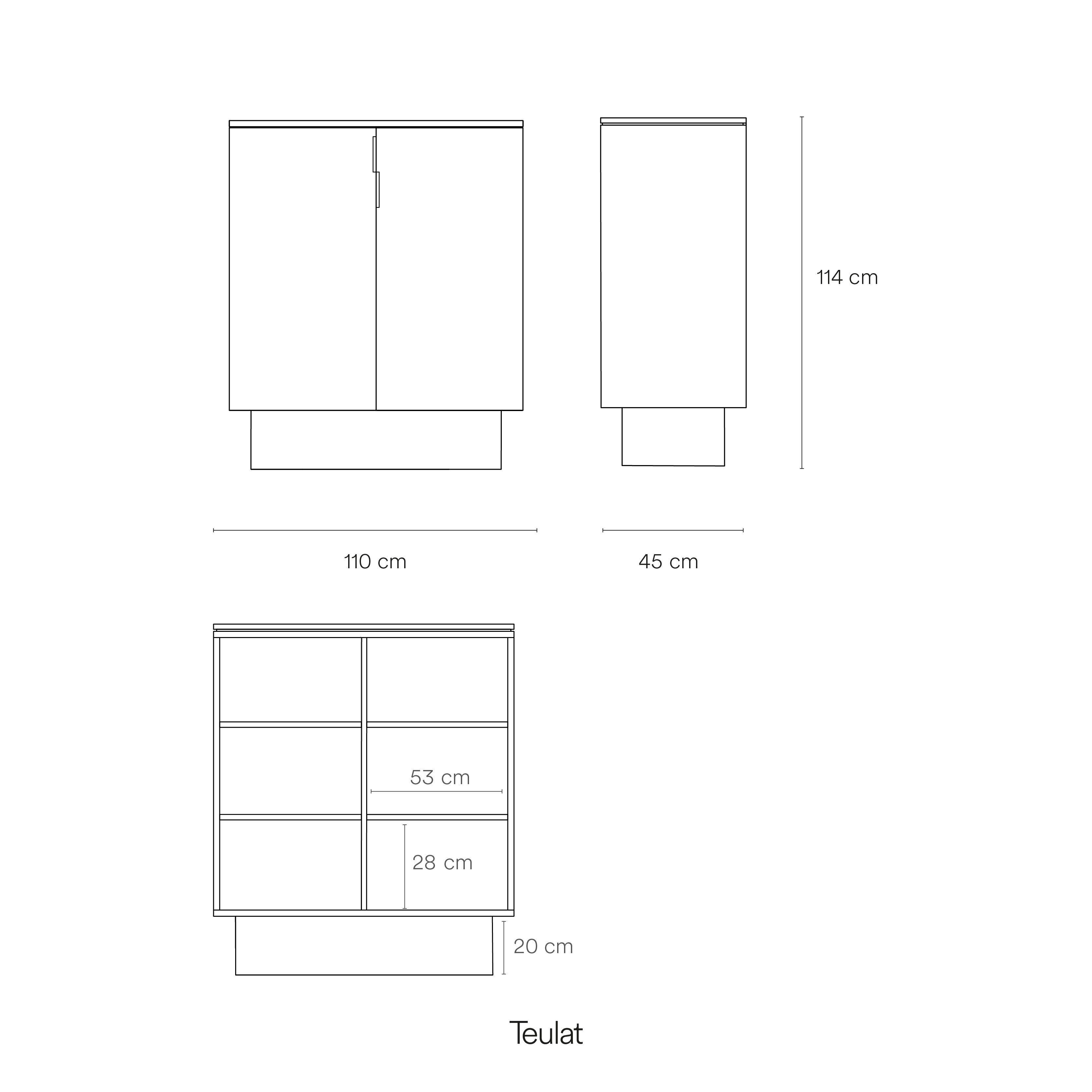 Occasional Cabinet Totem 2D Sand