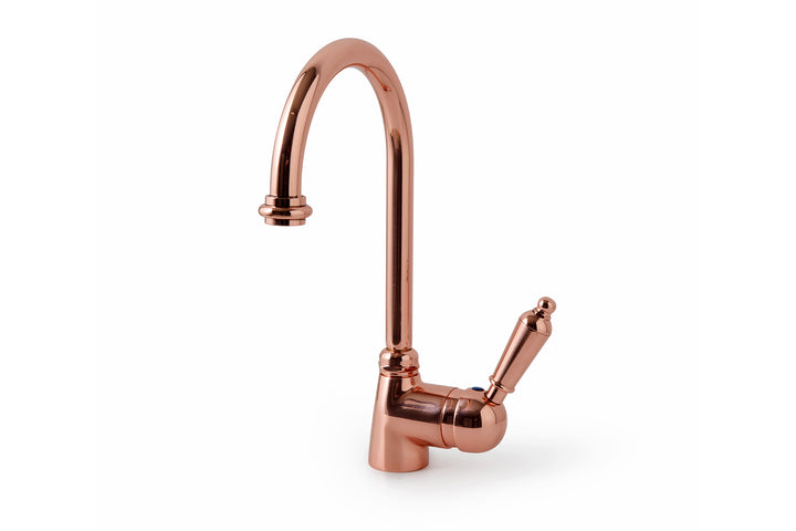 Premium Brass Kitchen Mixer Tap - High Neck Swivel Spout with Multiple Finish Options