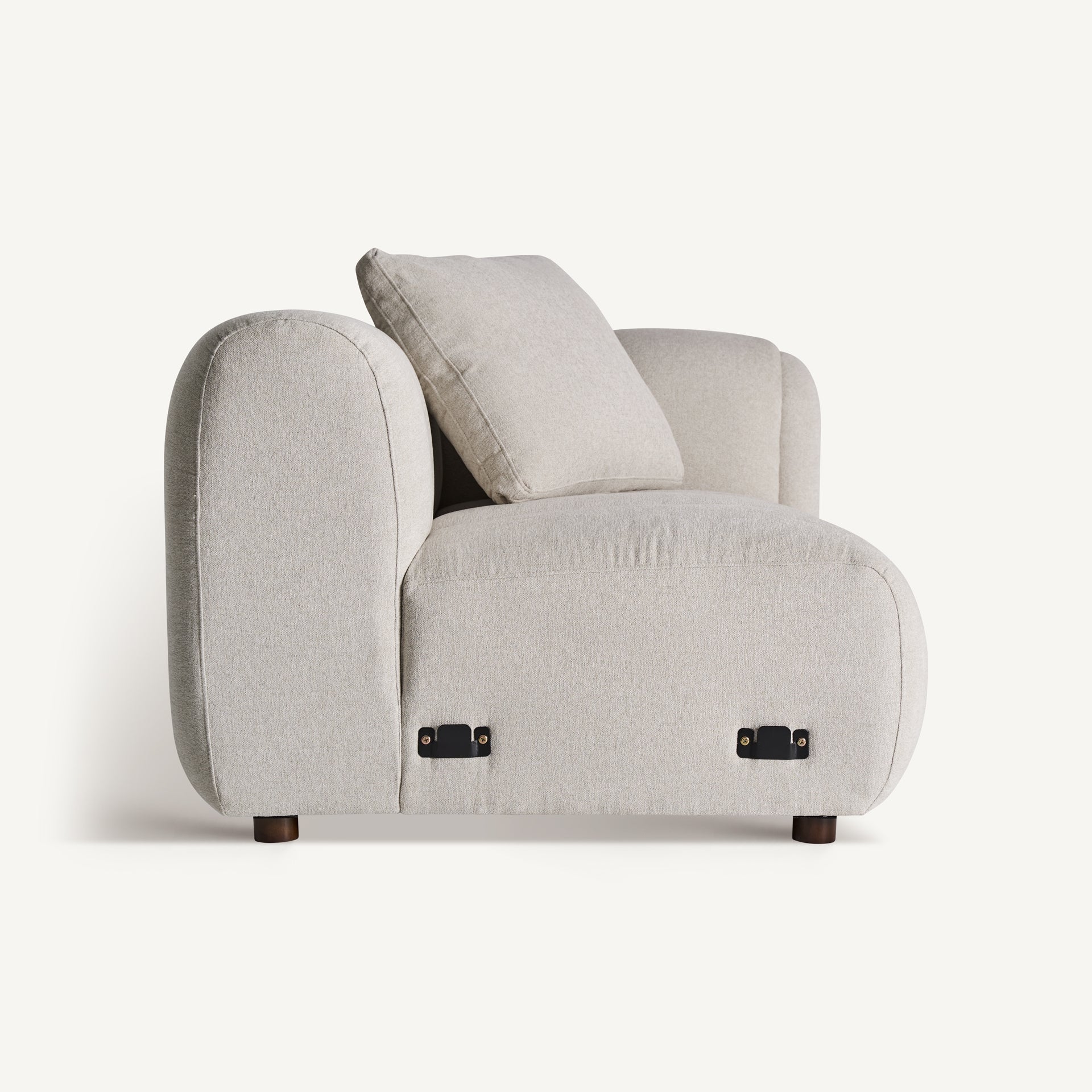 Dortan Grey Corner Sofa Module - Modern Modular Seating