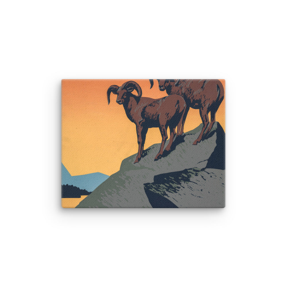 Protect our national parks - old propaganda canvas